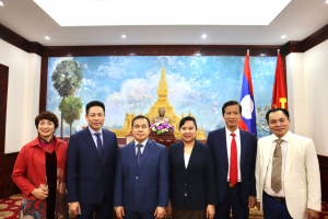 Công ty Cổ phần Công nghệ mới phát triển Quốc tế KTS GROUP thăm và làm việc với Đại sứ Lào tại Việt Nam Công ty Cổ phần Công nghệ mới phát triển Quốc tế KTS GROUP thăm và làm việc với Đại sứ Lào tại Việt Nam