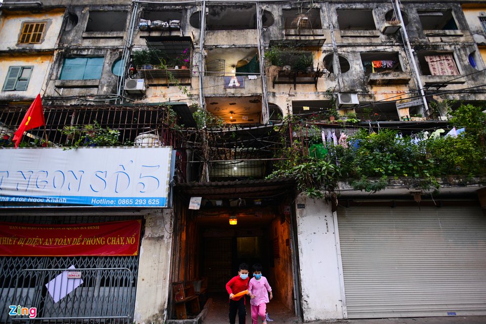 4 khu tập thể ở Hà Nội có nguy cơ sập