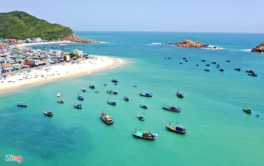 Làng chài đẹp như tranh vẽ ở phố biển Quy Nhơn Làng chài đẹp như tranh vẽ ở phố biển Quy Nhơn