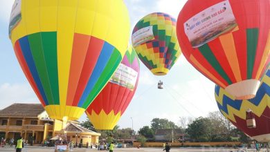 Rực rỡ bầu trời Hội An với “Ngày hội khinh khí cầu”