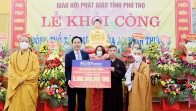 Chủ tịch Tập đoàn Kosy công đức 8 tỷ đồng xây chùa An Ninh Thượng tại Phú Thọ