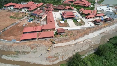 Phá núi, lấp suối xây trái phép dự án Đại Tùng Lâm hoa sen Phá núi, lấp suối xây trái phép dự án Đại Tùng Lâm hoa sen