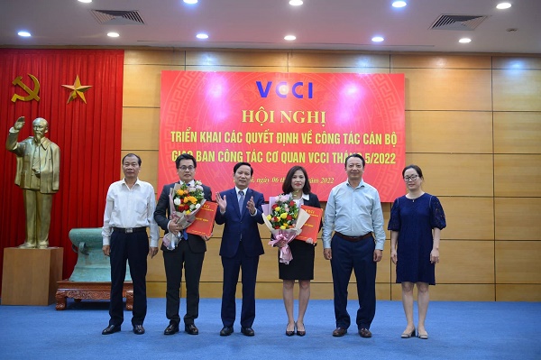 VCCI điều động, bổ nhiệm 8 cán bộ VCCI điều động, bổ nhiệm 8 cán bộ