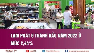 Lạm phát 6 tháng đầu năm 2022 ở mức 2,44%