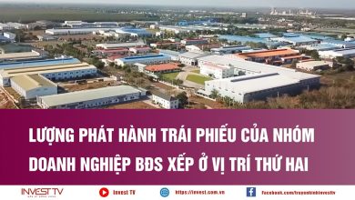 Lượng phát hành trái phiếu của nhóm doanh nghiệp BĐS xếp ở vị trí thứ hai Lượng phát hành trái phiếu của nhóm doanh nghiệp BĐS xếp ở vị trí thứ hai