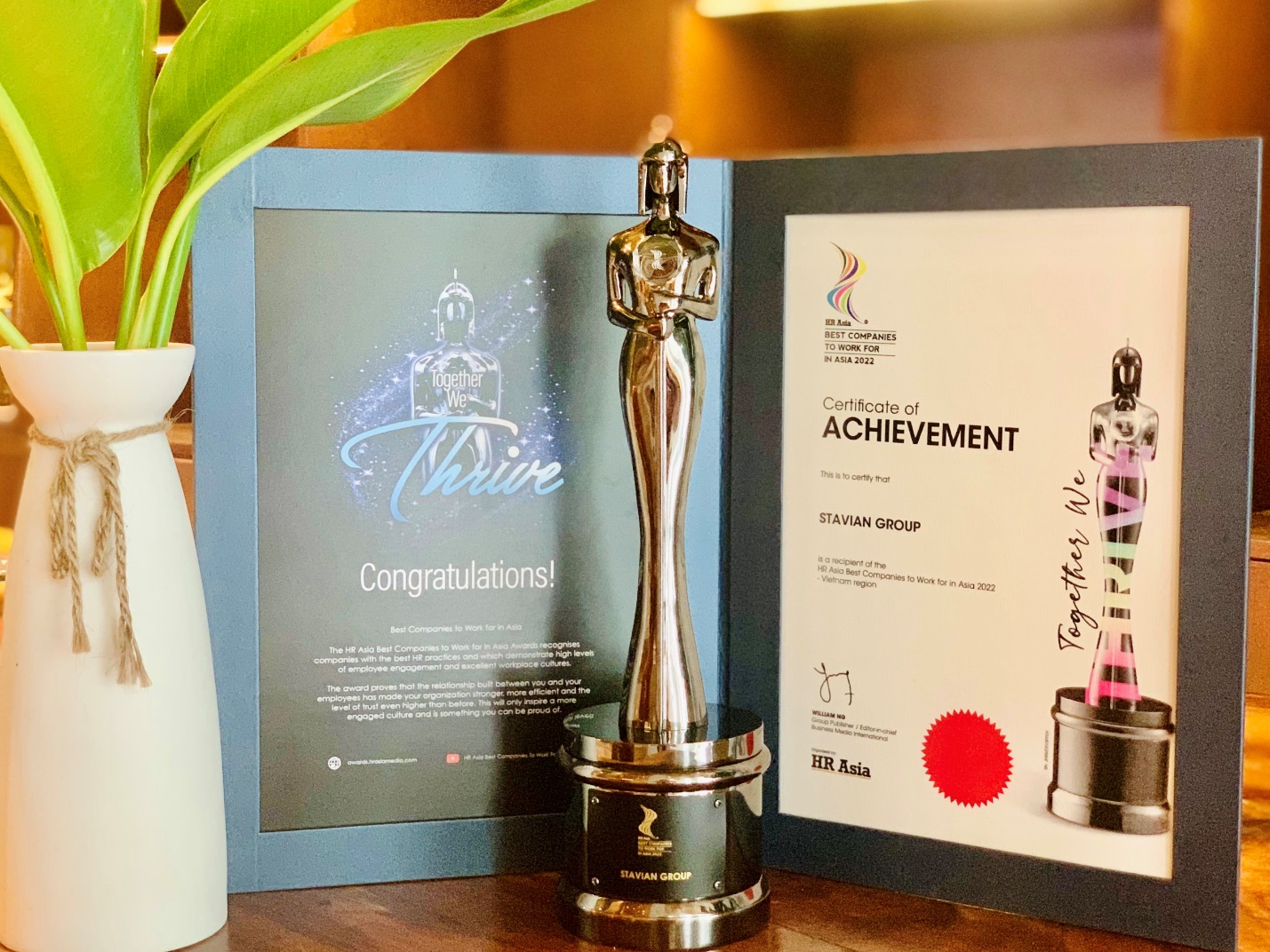 Tập đoàn Stavian nhận giải “Nơi làm việc tốt nhất Châu Á 2022” Tập đoàn Stavian nhận giải “Nơi làm việc tốt nhất Châu Á 2022”
