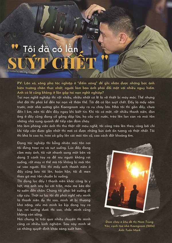 Phóng viên ảnh Tuấn Mark: Chuyện nghề qua những bức ảnh 