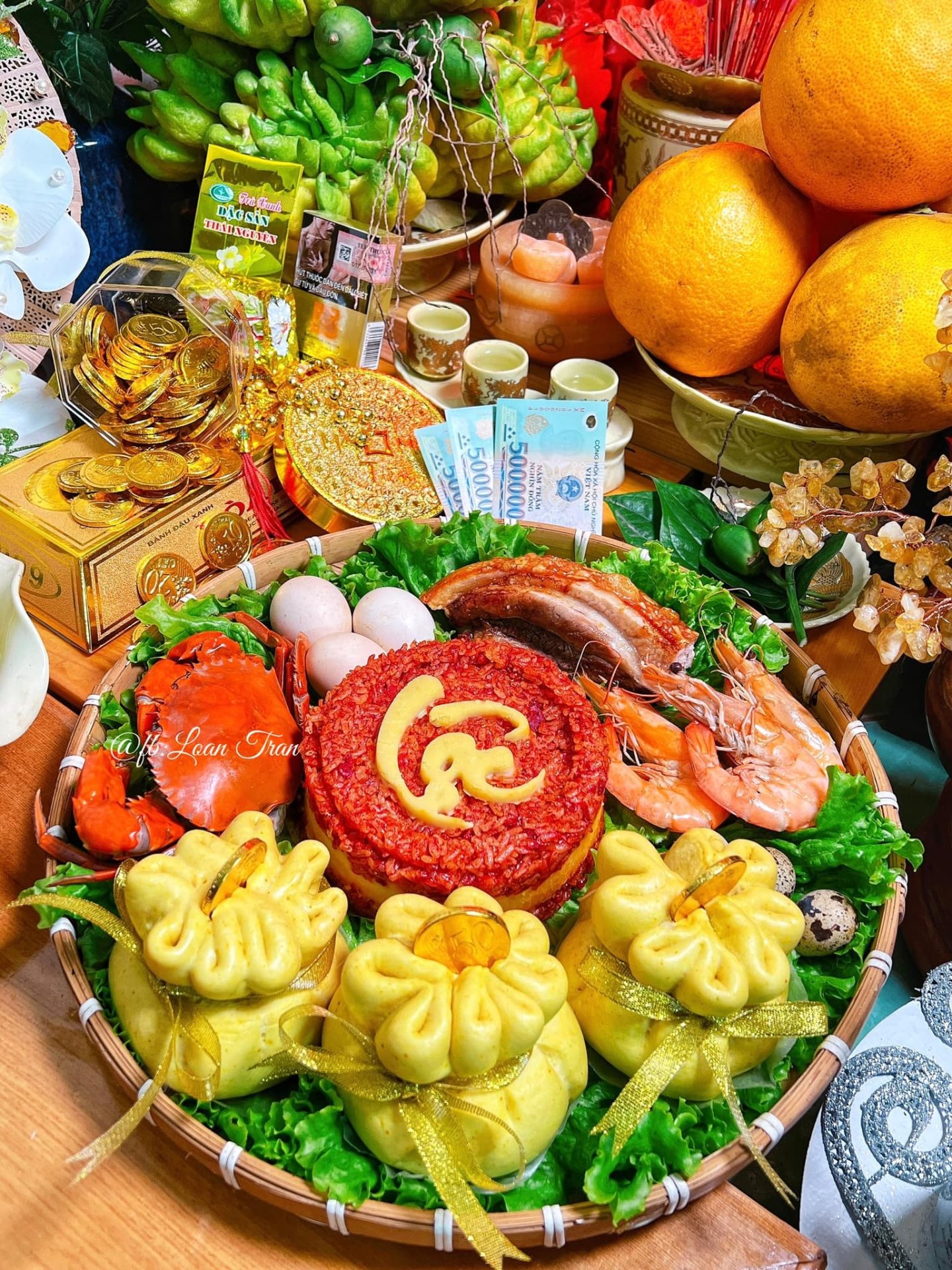 Sáng tạo mâm cúng ngày vía Thần Tài Sáng tạo mâm cúng ngày vía Thần Tài