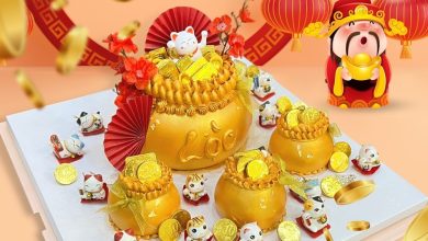 Bánh hình túi tiền, thỏi vàng ngày vía Thần Tài dễ mua, đủ mức giá Bánh hình túi tiền, thỏi vàng ngày vía Thần Tài dễ mua, đủ mức giá