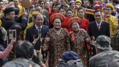 Lễ rước người sống ở vùng đảo Hà Nam