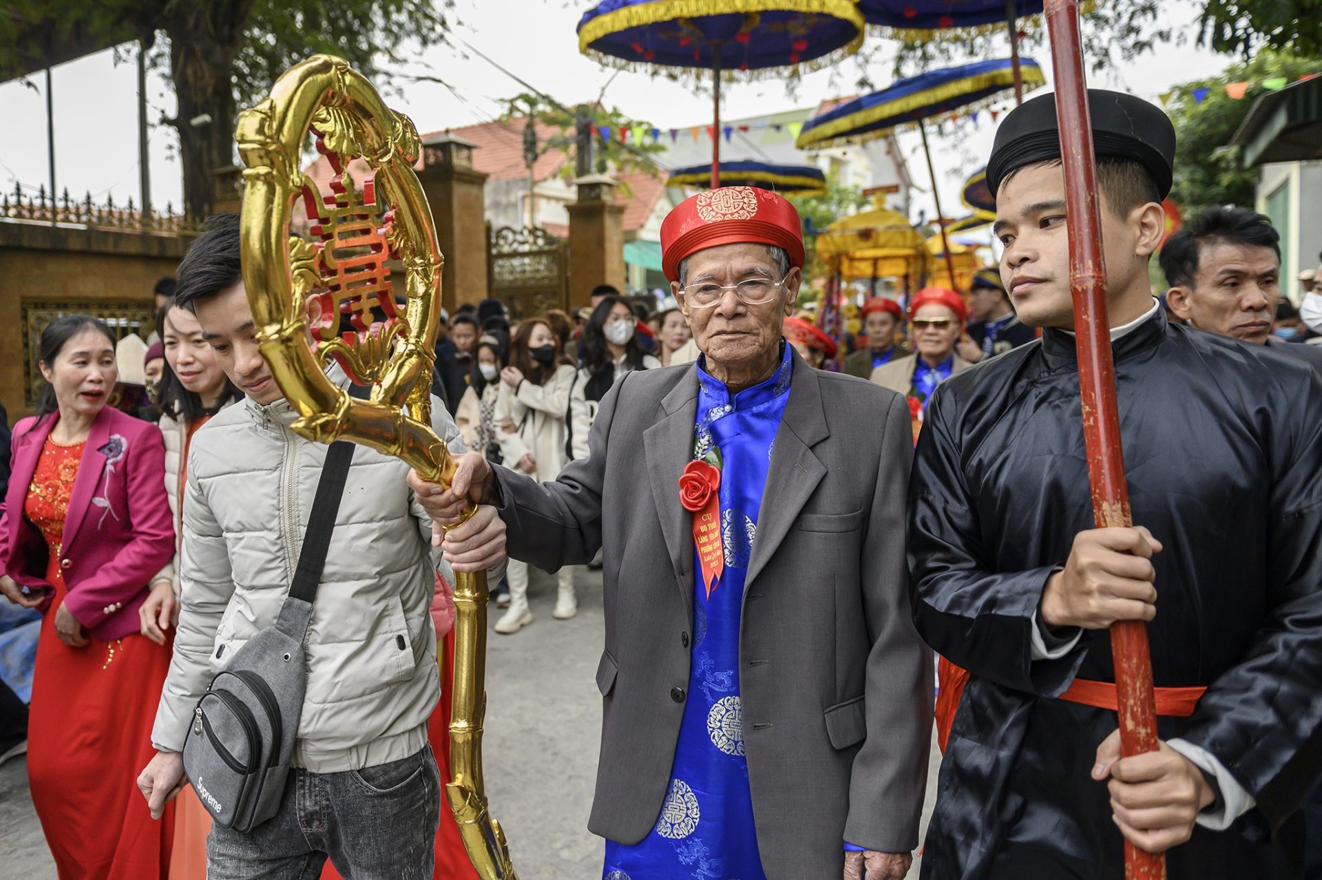 Lễ rước người sống ở vùng đảo Hà Nam