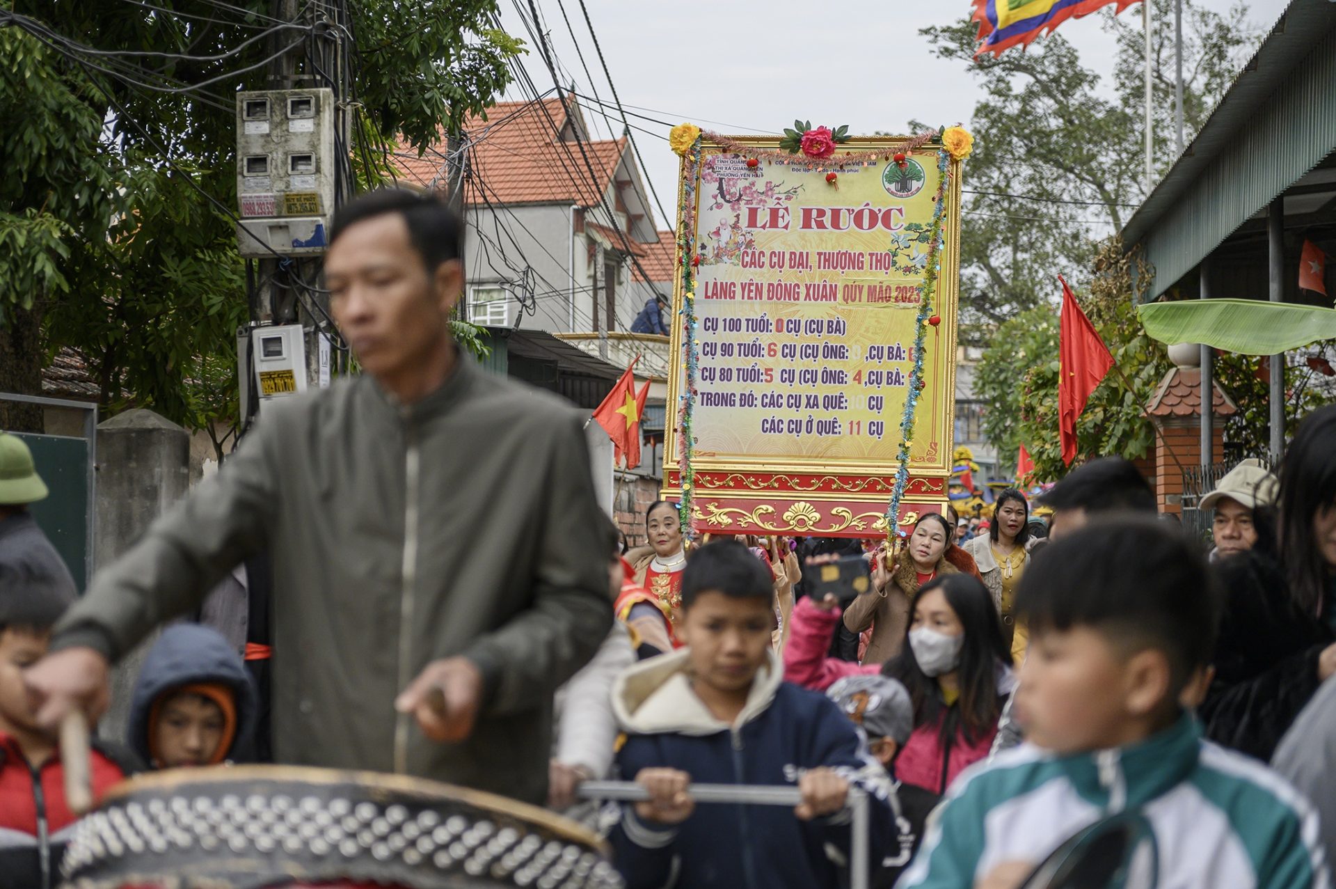 Lễ rước người sống ở vùng đảo Hà Nam