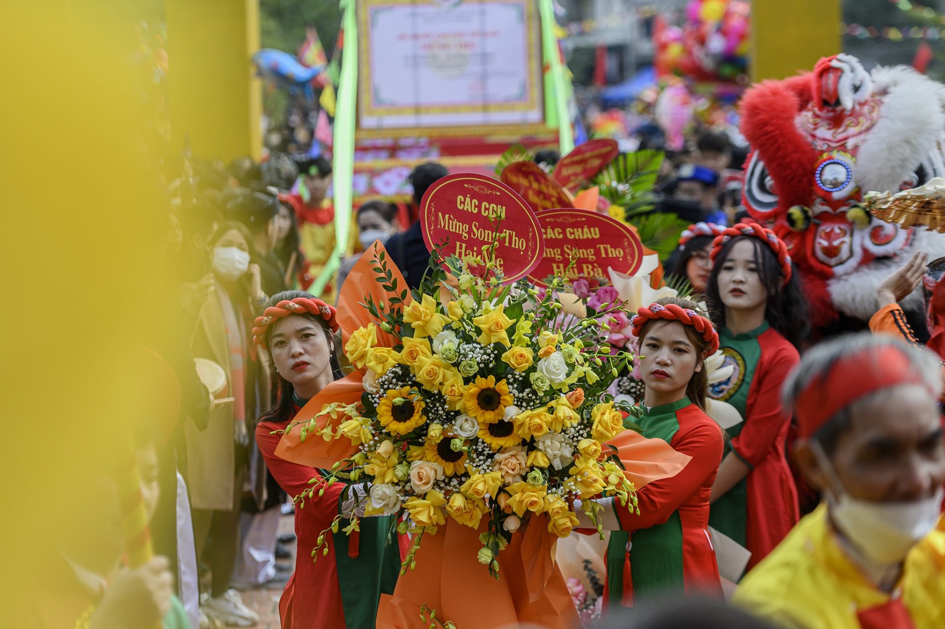 Lễ rước người sống ở vùng đảo Hà Nam