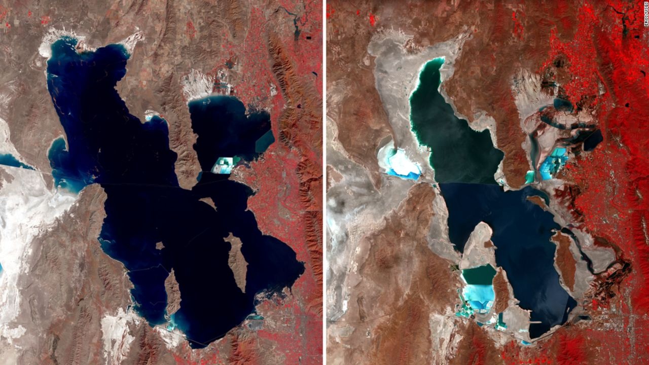 Siêu hạn hán có thể khiến Hồ Muối Lớn cạn sạch Siêu hạn hán có thể khiến Hồ Muối Lớn cạn sạch