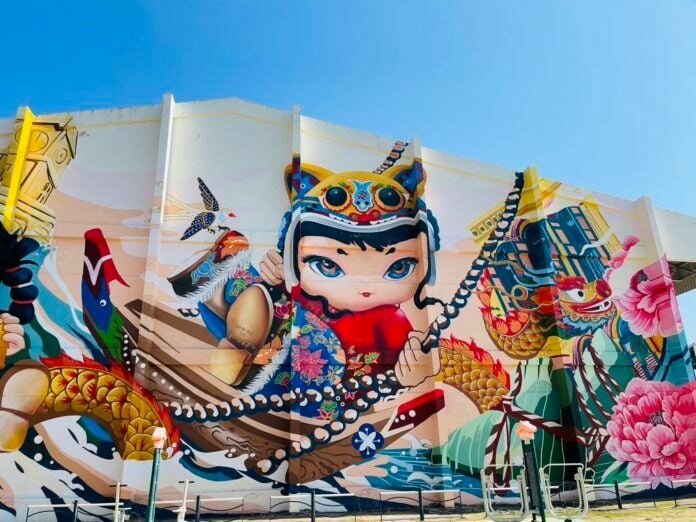 Nghệ thuật tranh tường ở phố cổ Phuket