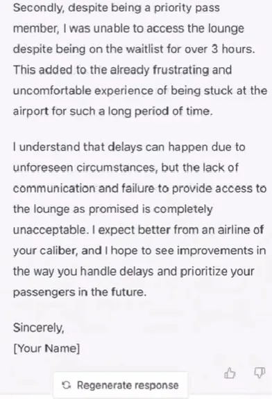 Du khách dùng ChatGPT để phàn nàn hãng bay Du khách dùng ChatGPT để phàn nàn hãng bay