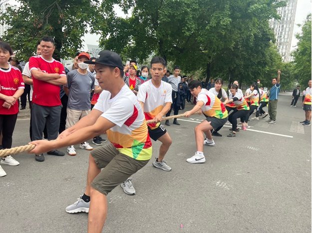 Lễ phát động Giải chạy báo Hà Nội mới tại phường Xuân Tảo, Bắc Từ Liêm