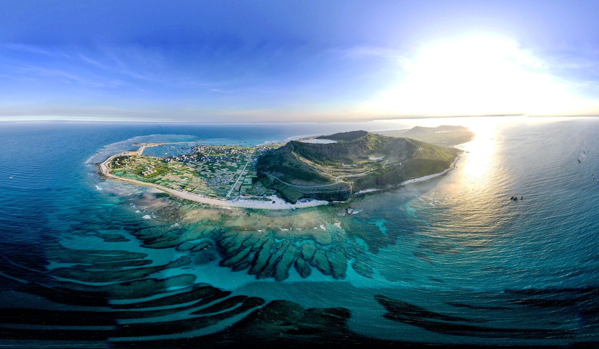 Thảm rêu xanh ở Lý Sơn