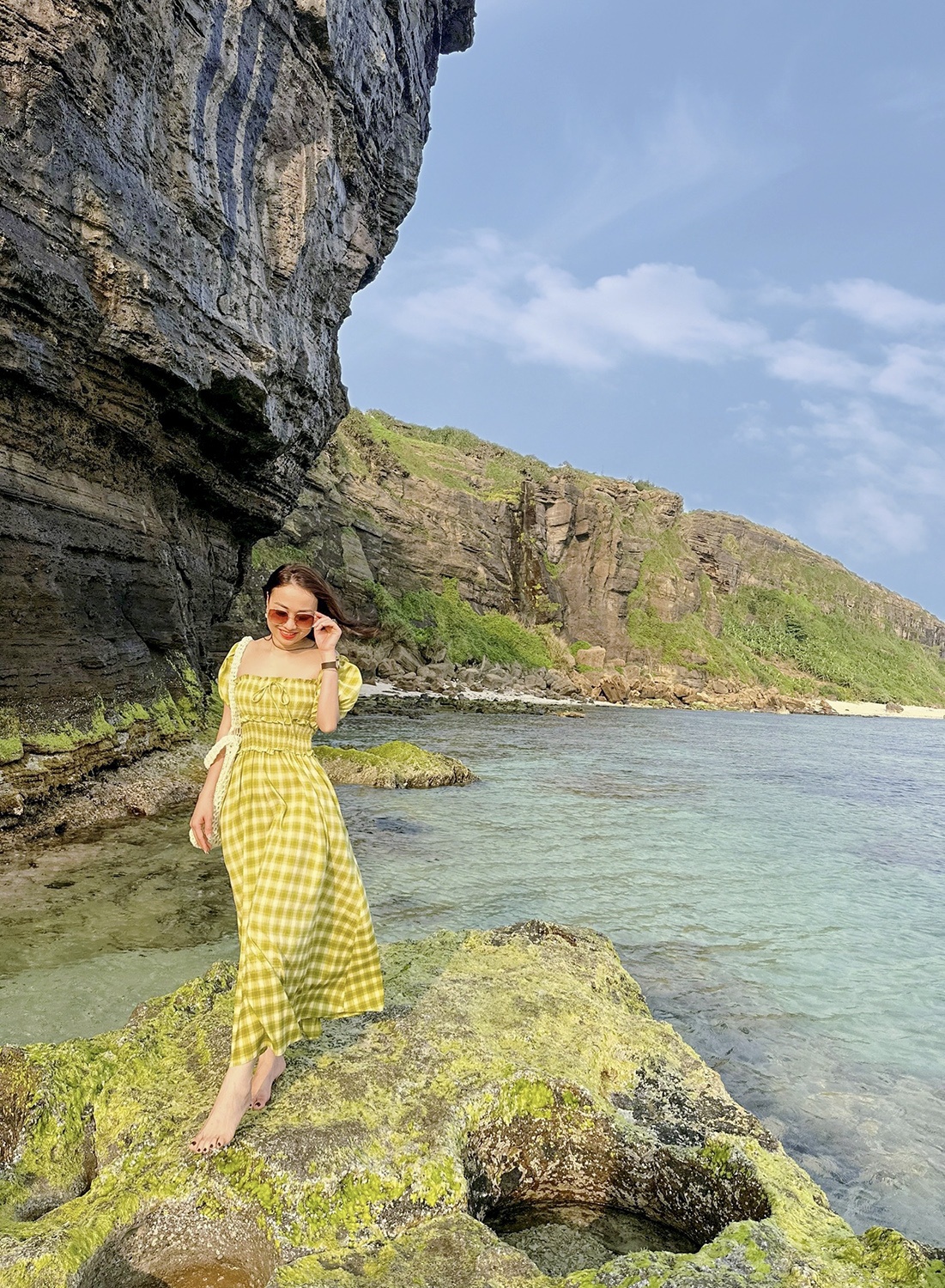 Thảm rêu xanh ở Lý Sơn