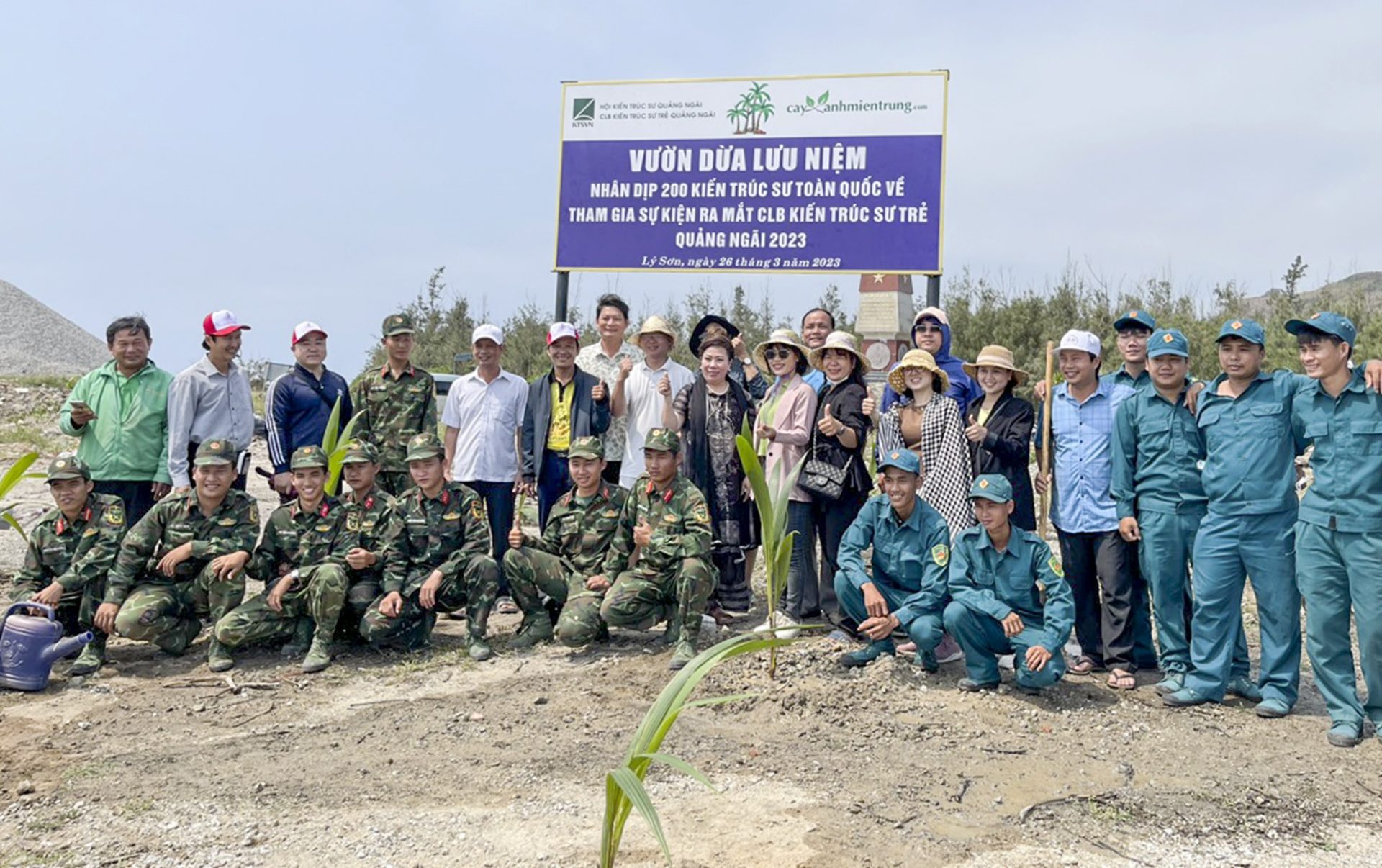 Thảm rêu xanh ở Lý Sơn