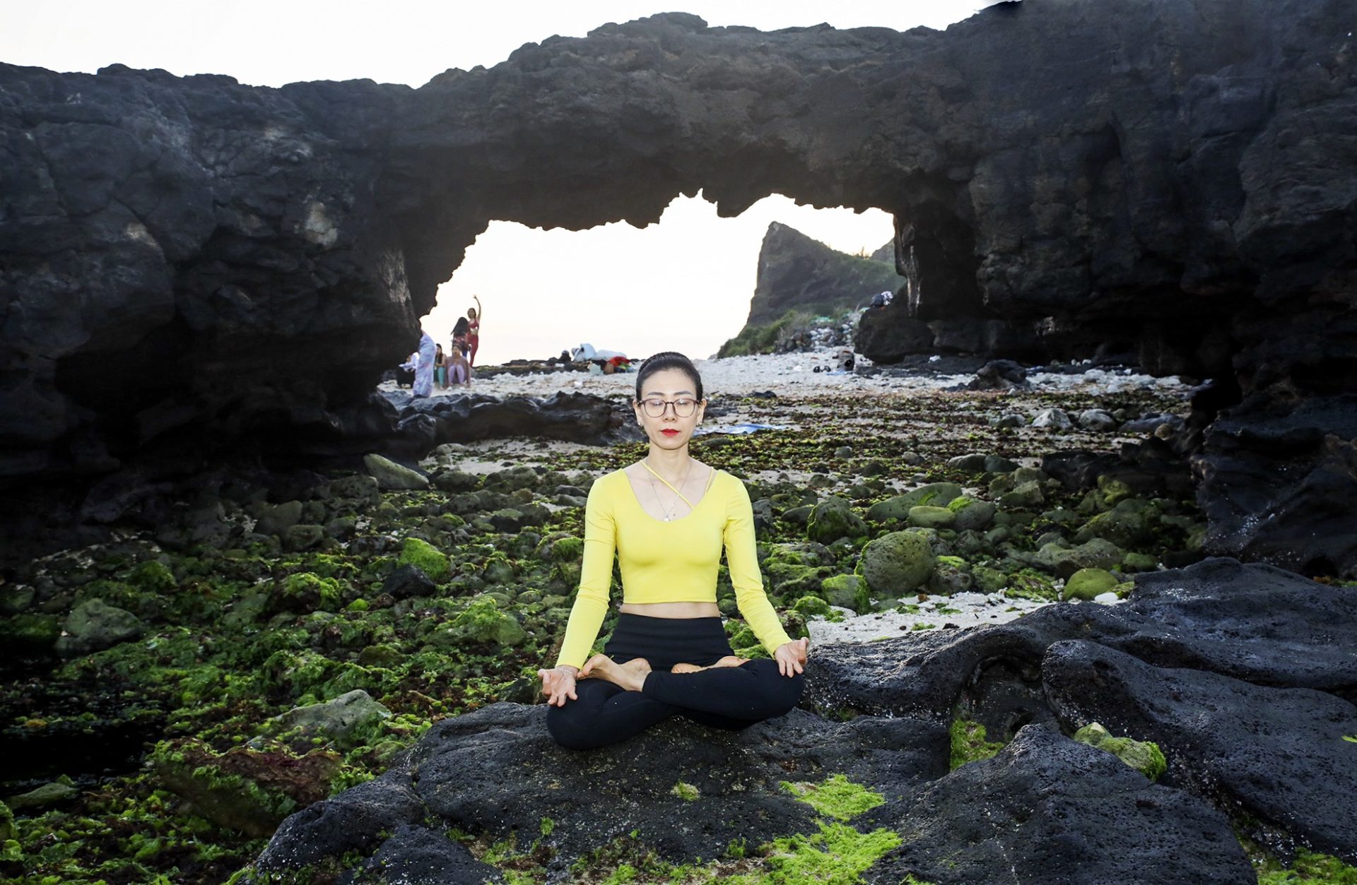 Thảm rêu xanh ở Lý Sơn