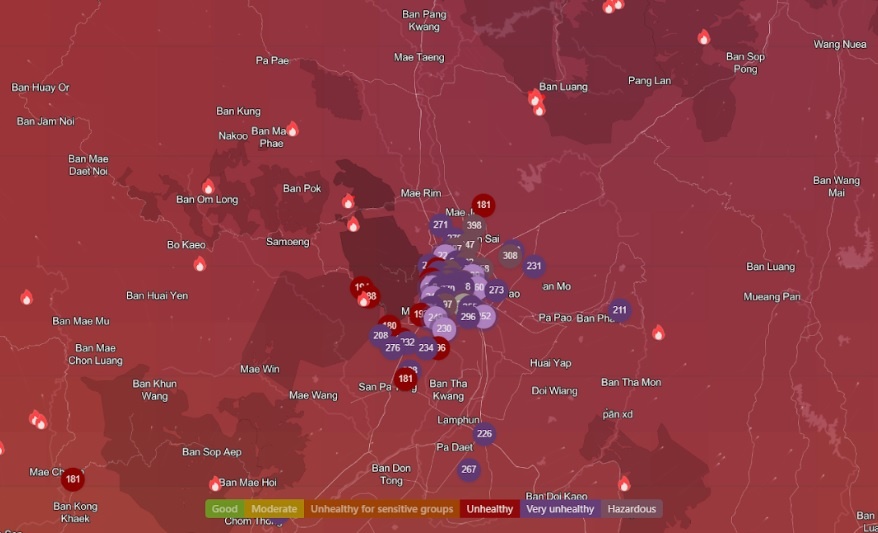 Khách Việt đổi kế hoạch đi Chiang Mai vì ô nhiễm Khách Việt đổi kế hoạch đi Chiang Mai vì ô nhiễm