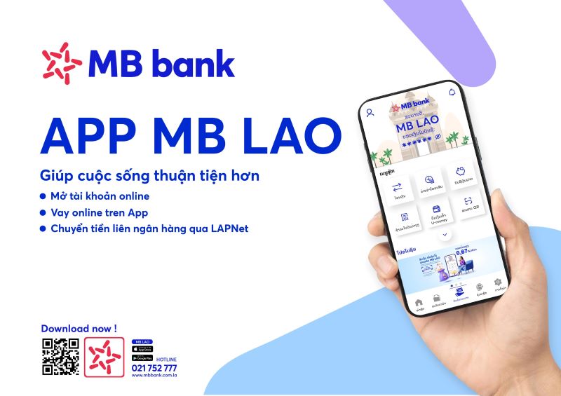 Ra mắt ứng dụng ngân hàng App MB Lào Ra mắt ứng dụng ngân hàng App MB Lào