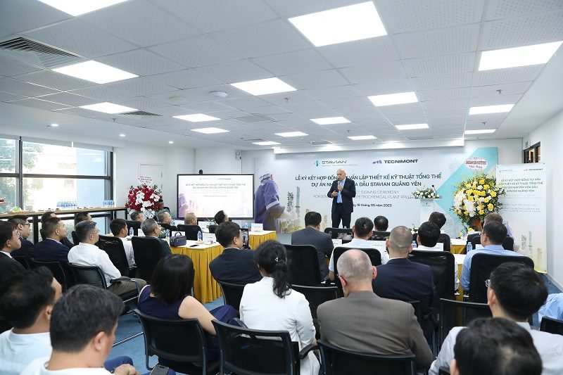 Dự án Nhà máy Hóa dầu Stavian Quảng Yên công bố đối tác tư vấn lập thiết kế kỹ thuật tổng thể Dự án Nhà máy Hóa dầu Stavian Quảng Yên công bố đối tác tư vấn lập thiết kế kỹ thuật tổng thể