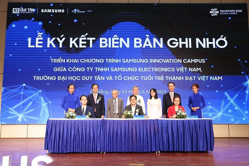 Đại học Duy Tân cam kết đồng hành triển khai Dự án Samsung Innovation Campus 2022 – 2023