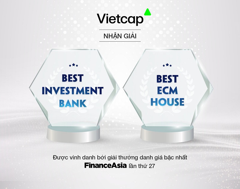 Vietcap vừa được vinh danh tại hai hạng mục lớn của giải thưởng FinanceAsia Vietcap vừa được vinh danh tại hai hạng mục lớn của giải thưởng FinanceAsia