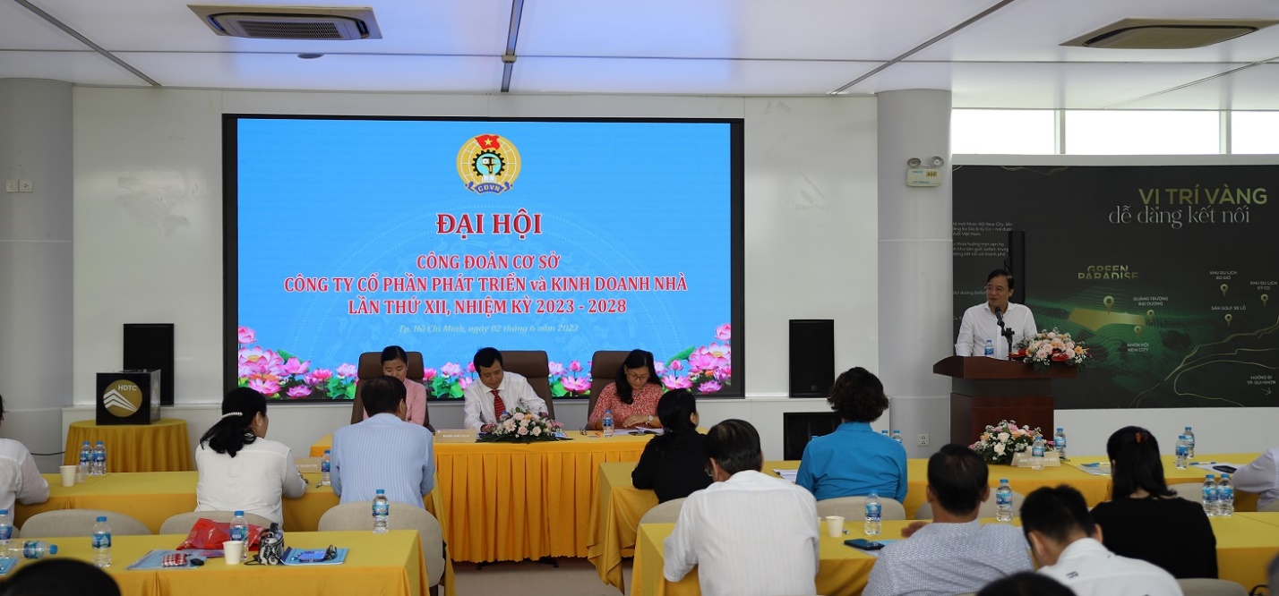 HDTC đại hội Công đoàn, đóng góp 90 tỷ cho an sinh xã hội HDTC đại hội Công đoàn, đóng góp 90 tỷ cho an sinh xã hội