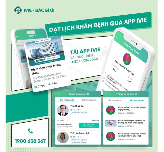 IVIE - Bác sĩ ơi: Ứng dụng chăm sóc sức khỏe chất lượng và tiện lợi IVIE - Bác sĩ ơi: Ứng dụng chăm sóc sức khỏe chất lượng và tiện lợi
