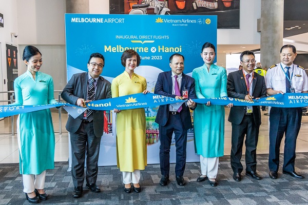 Vietnam Airlines khai trương đường bay Hà Nội - Melbourne