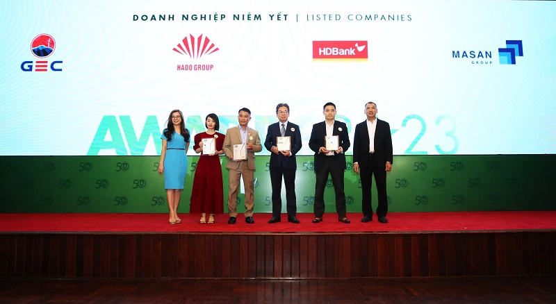 Masan Group tiếp tục được vinh danh tại Top 50 Doanh nghiệp phát triển bền vững năm 2023 Masan Group tiếp tục được vinh danh tại Top 50 Doanh nghiệp phát triển bền vững năm 2023