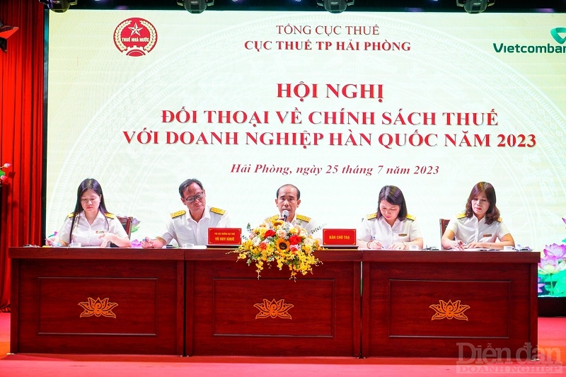 Hải Phòng: Gỡ vướng về chính sách thuế cho các doanh nghiệp Hàn Quốc Hải Phòng: Gỡ vướng về chính sách thuế cho các doanh nghiệp Hàn Quốc