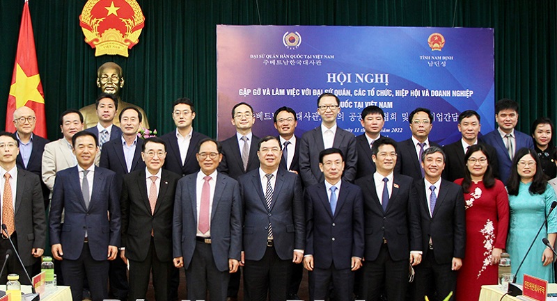 Nam Định: Mong muốn hỗ trợ để nhiều doanh nghiệp Hàn Quốc đến đầu tư Nam Định: Mong muốn hỗ trợ để nhiều doanh nghiệp Hàn Quốc đến đầu tư