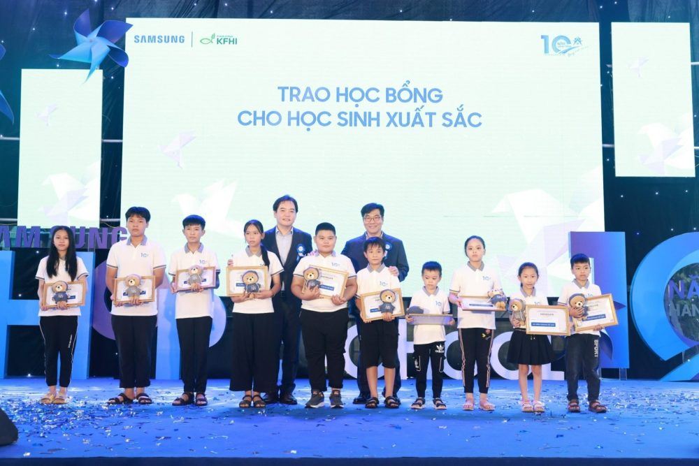 Lễ kỷ niệm 10 năm thành lập Ngôi trường hy vọng Samsung Bắc Ninh