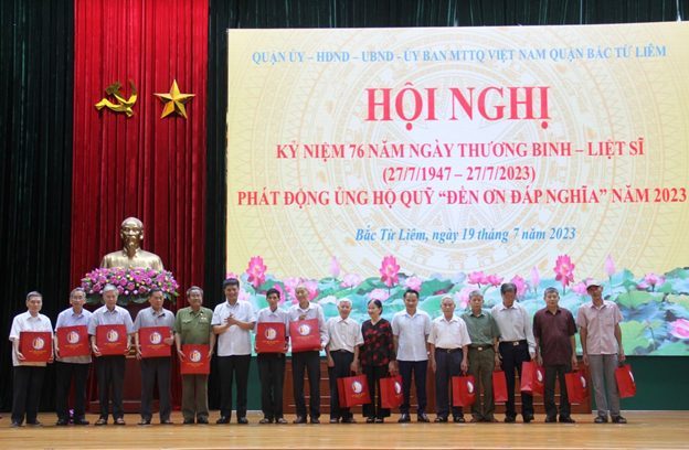 Nhiều hoạt động tri ân người có công với cách mạng và các gia đình liệt sĩ nhân dịp 27/7/2023 Nhiều hoạt động tri ân người có công với cách mạng và các gia đình liệt sĩ nhân dịp 27/7/2023