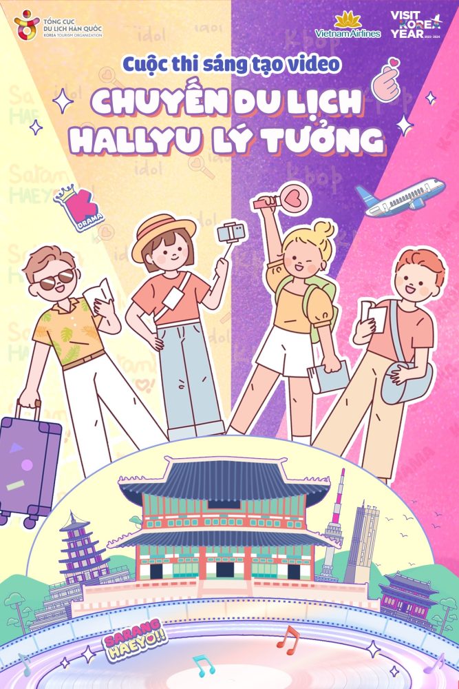 Tổng cục Du lịch Hàn Quốc tại Việt Nam tổ chức cuộc thi sáng tạo video: Chuyến du lịch Hallyu lý tưởng Tổng cục Du lịch Hàn Quốc tại Việt Nam tổ chức cuộc thi sáng tạo video: Chuyến du lịch Hallyu lý tưởng