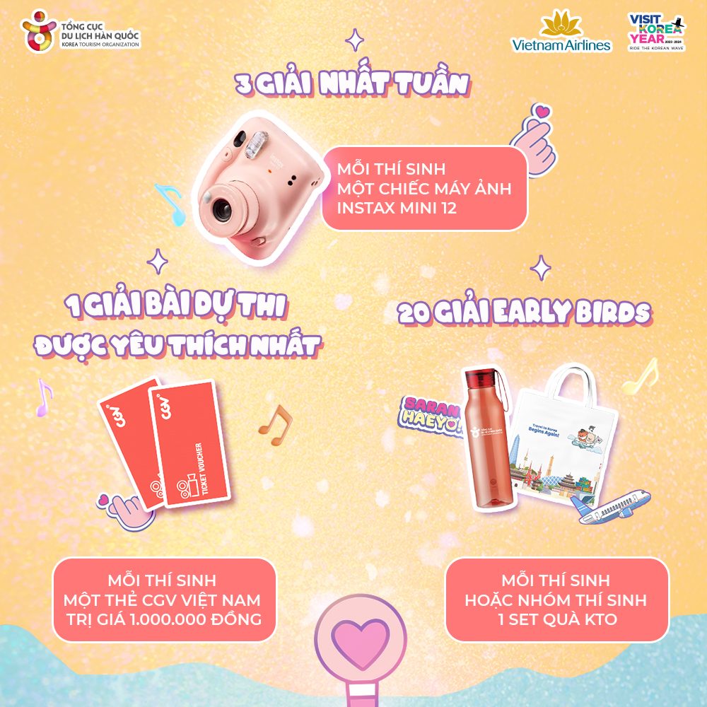 Tổng cục Du lịch Hàn Quốc tại Việt Nam tổ chức cuộc thi sáng tạo video: Chuyến du lịch Hallyu lý tưởng