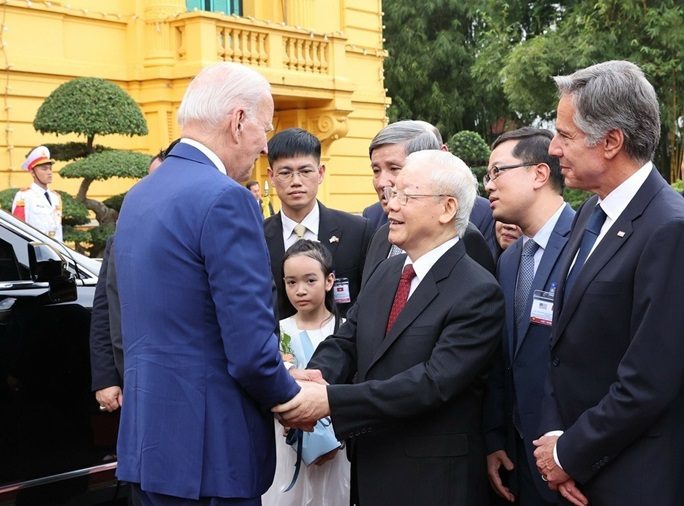 Lễ đón chính thức Tổng thống Hoa Kỳ Joe Biden bắt đầu chuyến thăm cấp Nhà nước tới Việt Nam