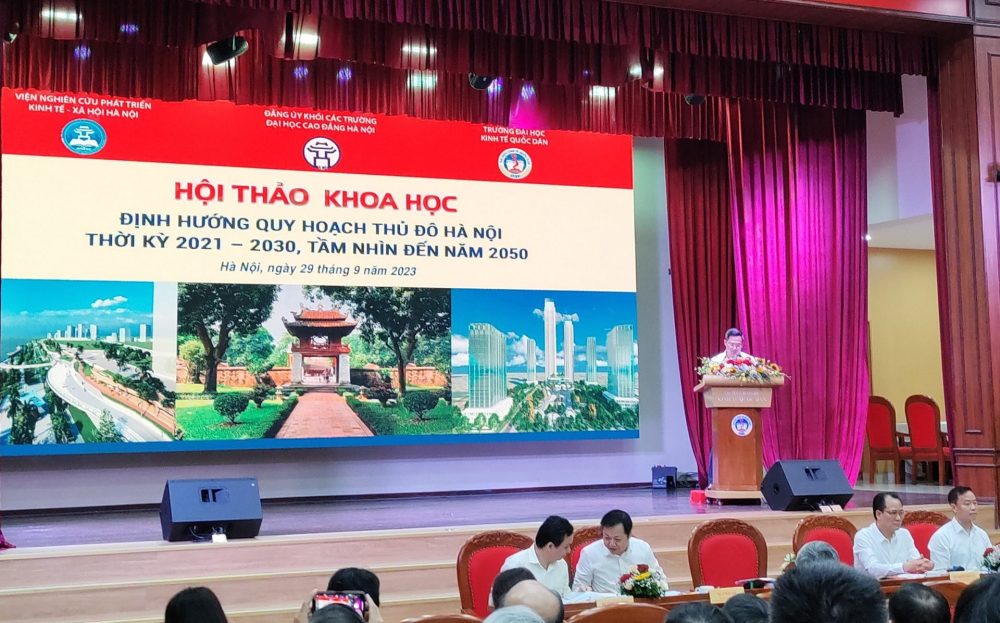 Huy động nguồn lực chất xám ngay tại địa bàn Thủ đô cho công tác Quy hoạch Thủ đô Hà Nội