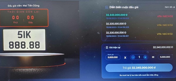 Đấu giá biển số ô tô: Cần xử nghiêm nếu “bùng cọc”, “hủy kèo” Đấu giá biển số ô tô: Cần xử nghiêm nếu “bùng cọc”, “hủy kèo”