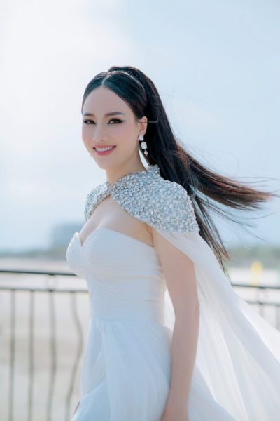 HOA HẬU ĐẠI SỨ DOANH NHÂN TOÀN CẦU HOÀNG THANH LOAN ĐẸP RẠNG NGỜI TẠI CUỘC THI HOA HẬU ĐẠI DƯƠNG VIỆT NAM 2023