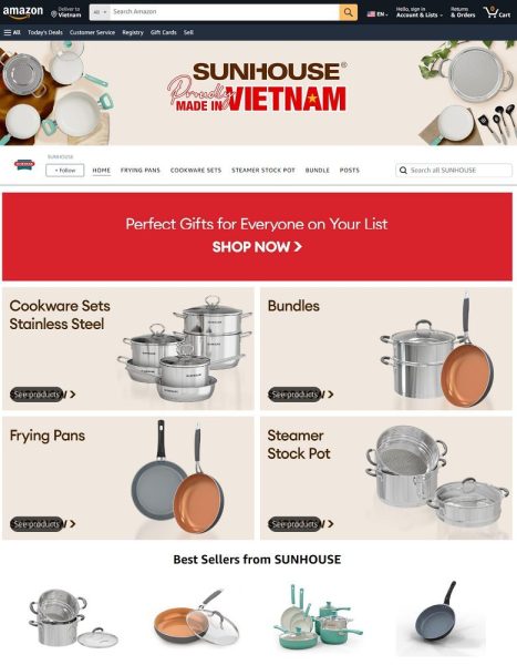 ĐẠI DIỆN CẤP CAO TẬP ĐOÀN AMAZON GLOBAL SELLING THĂM VÀ LÀM VIỆC TẠI NHÀ MÁY SUNHOUSE ĐẠI DIỆN CẤP CAO TẬP ĐOÀN AMAZON GLOBAL SELLING THĂM VÀ LÀM VIỆC TẠI NHÀ MÁY SUNHOUSE