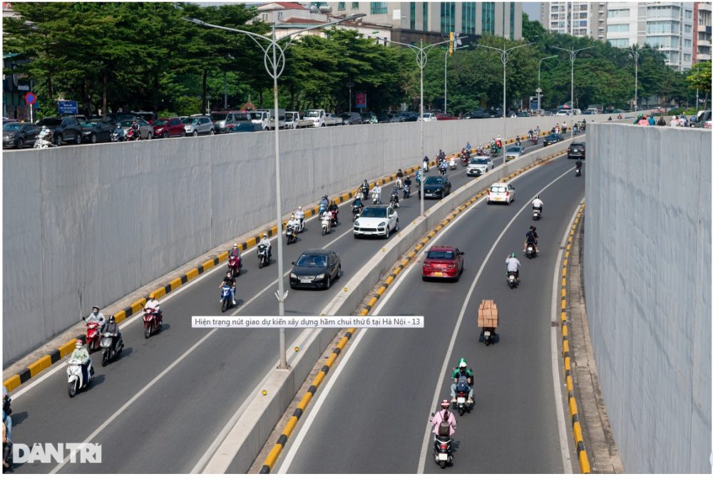 Hiện trạng nút giao dự kiến xây dựng hầm chui thứ 6 tại Hà Nội Hiện trạng nút giao dự kiến xây dựng hầm chui thứ 6 tại Hà Nội