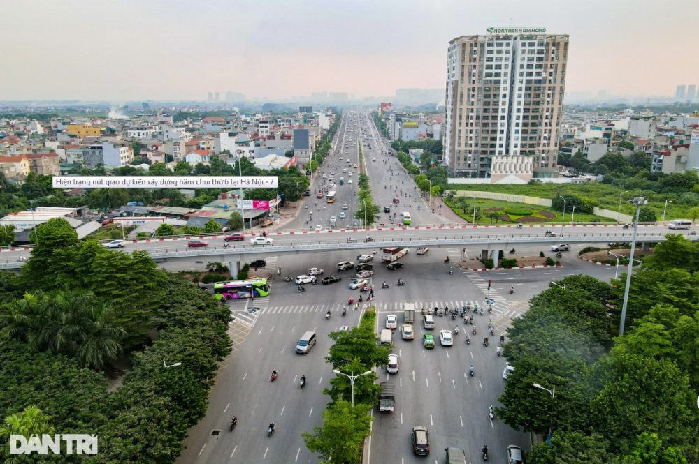 Hiện trạng nút giao dự kiến xây dựng hầm chui thứ 6 tại Hà Nội Hiện trạng nút giao dự kiến xây dựng hầm chui thứ 6 tại Hà Nội