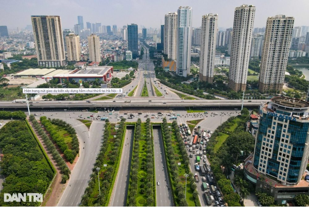 Hiện trạng nút giao dự kiến xây dựng hầm chui thứ 6 tại Hà Nội Hiện trạng nút giao dự kiến xây dựng hầm chui thứ 6 tại Hà Nội
