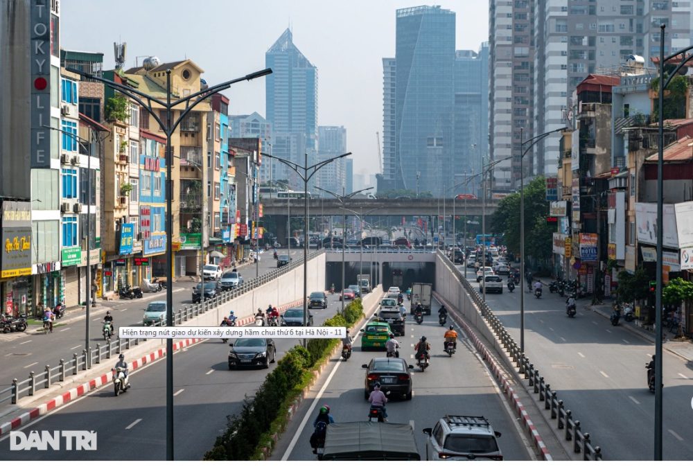 Hiện trạng nút giao dự kiến xây dựng hầm chui thứ 6 tại Hà Nội Hiện trạng nút giao dự kiến xây dựng hầm chui thứ 6 tại Hà Nội