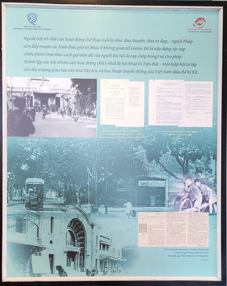 Triển lãm trưng bày tư liệu với chủ đề “Hồ Gươm, Giao Lộ - Đông Tây”